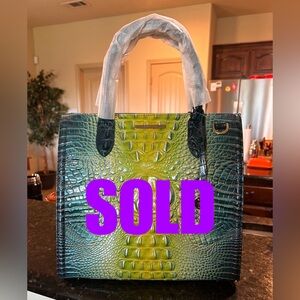NWT Brahmin Caroline in Zesty Green